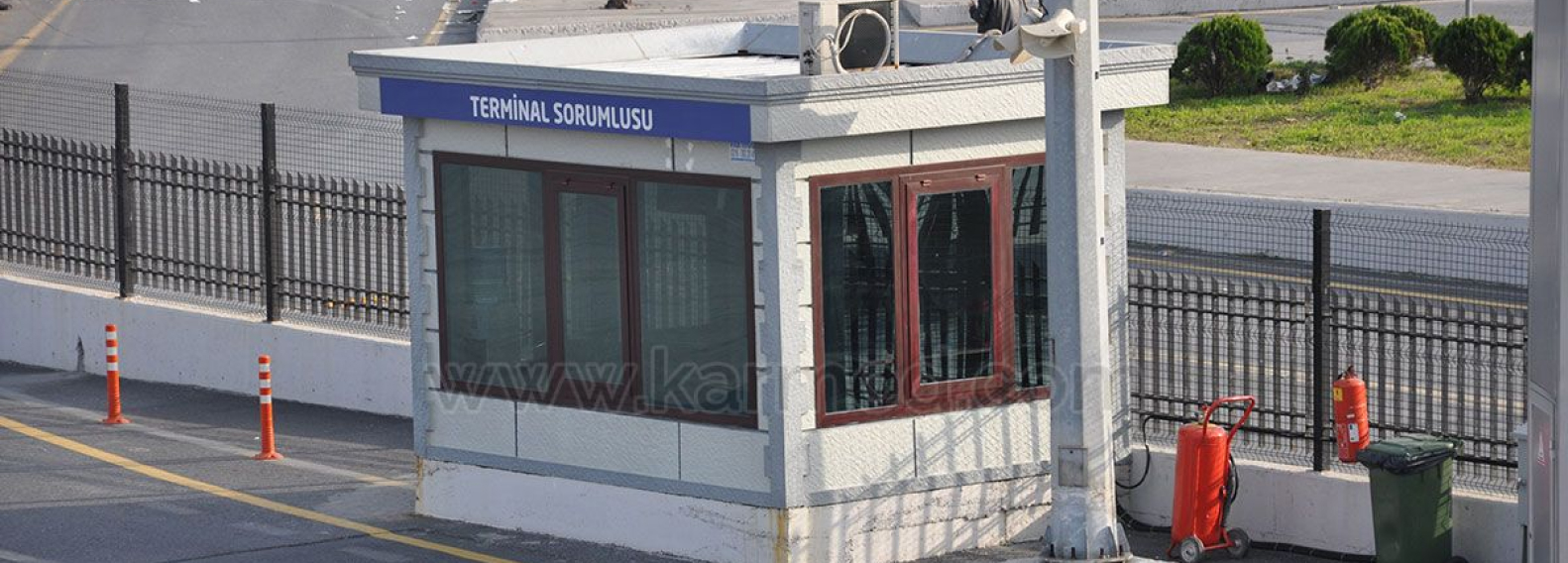 Airport Security Booth