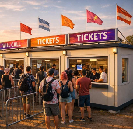 Designing Ticket Booths for Festivals and Fairgrounds