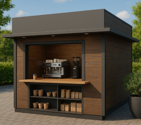 Portable Coffee Shop Kiosk