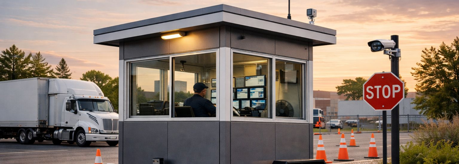 Shopping Mall Security Booth