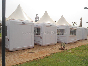 We established a Bazaar in Sudan with our cabins